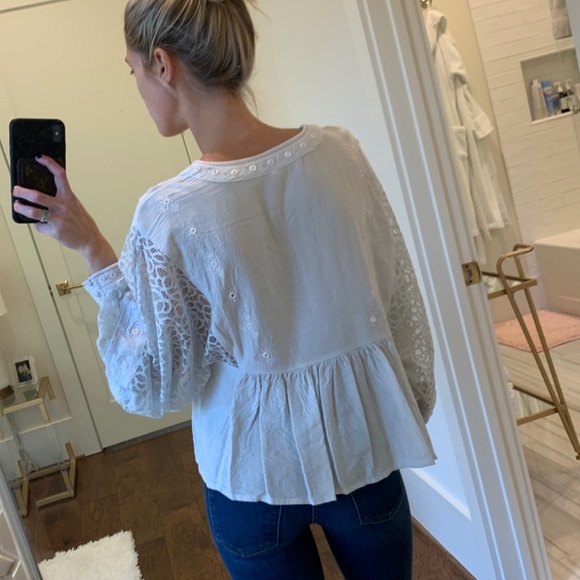 Free People Detailed Blouse - Picture 5 of 6